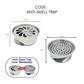 HEMOS INVISIBLE 304 STEEL MOSAIC TILE FLOOR TRAP GRATING HM-103 ANTI-SMELL TRAP