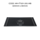 HEMOS BATHROOM FITTINGS STAINLESS STEEL SUS 304 LONG DRAIN FLOOR TRAP GRATING INDOOR OUTDOOR HM-117