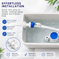 FISH 9'' PVC FLOAT VALVE-SIDE INLET PELAMPUNG TANGKI TANDAS SALUR BAWAH