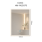 HEMOS 500/700MM ACRYLIC LED SQUARE BATHROOM MIRROR TOUCH CONTROL HM-YKL5070,7090