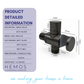HEMOS PARTS SUS304 ANGLE VALVE WITH HOLDER HM-0238-MB,MG
