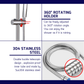 PACKAGE BRASS MIXER SHOWER SET HM-19119-C