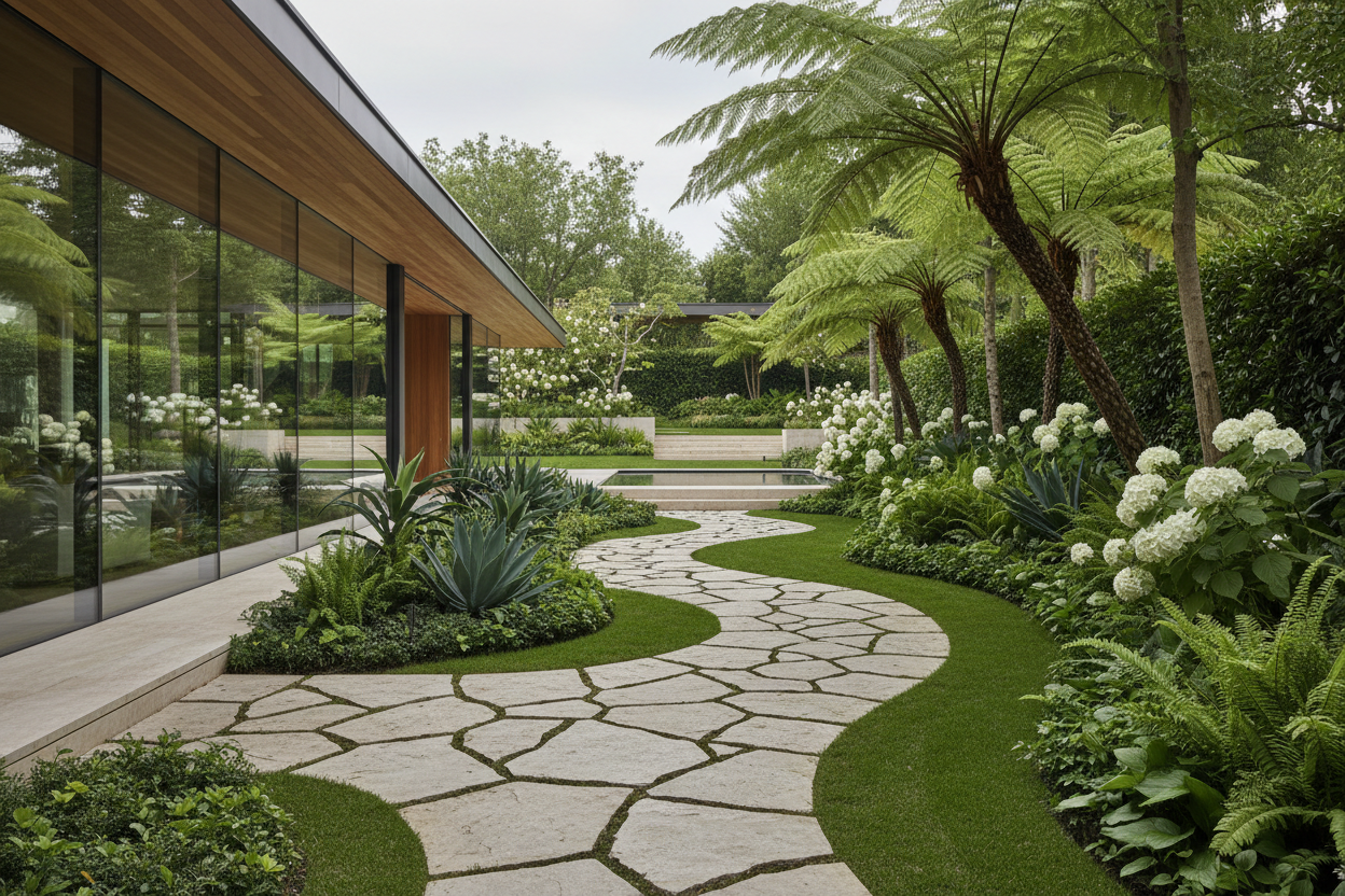 Luxury Garden Courtyard
