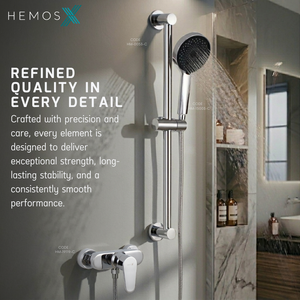 PACKAGE BRASS MIXER SHOWER SET HM-19119-C