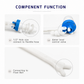 FISH 9'' PVC FLOAT VALVE-SIDE INLET PELAMPUNG TANGKI TANDAS SALUR BAWAH